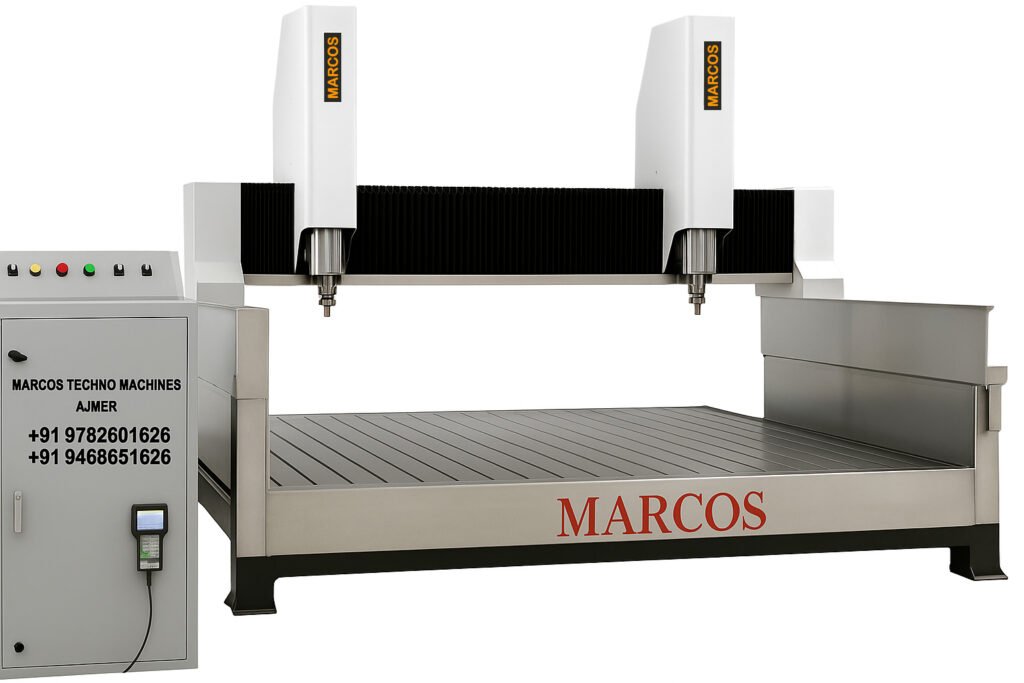 doule head stone cnc router machine